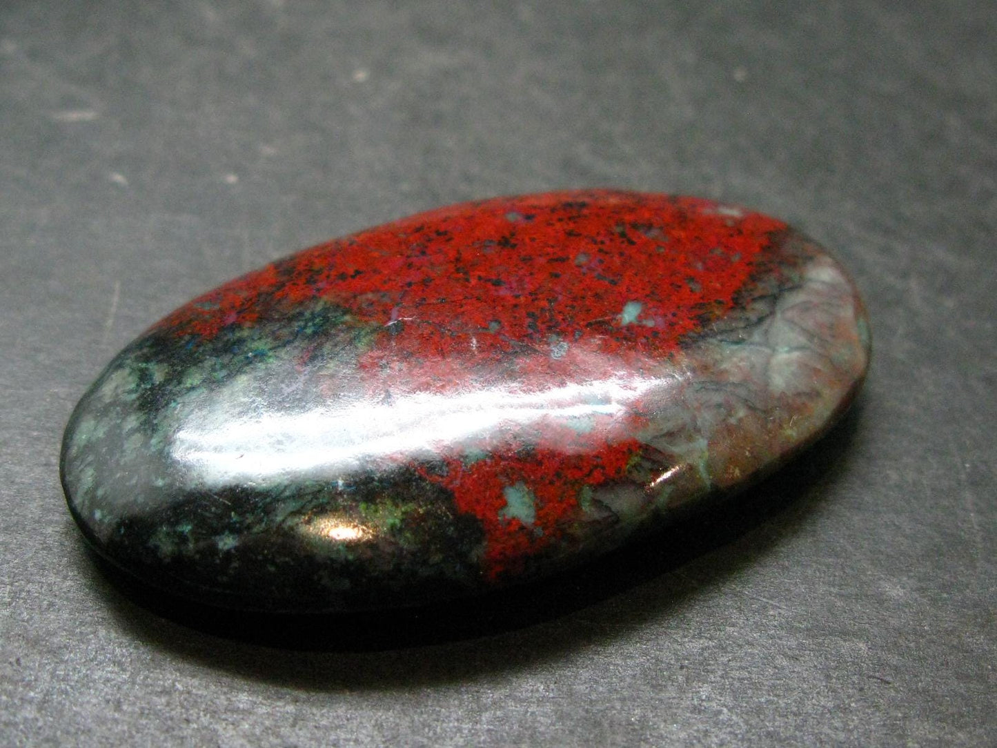 Crimson Cuprite Polished Stone from Mexico - 2.3" - 40.42 Grams