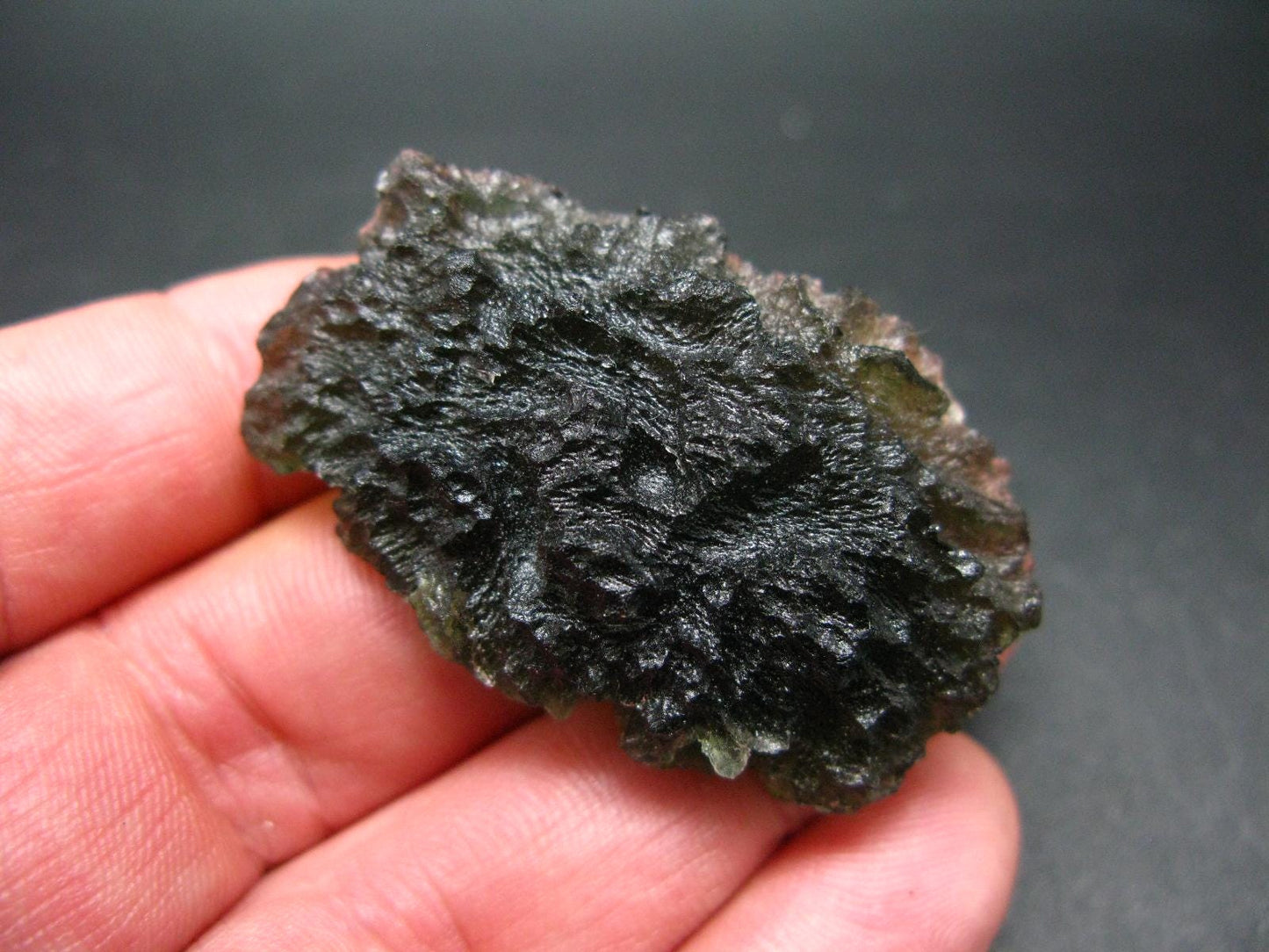 HUGE Moldavite Tektite From Czech Republic - 1.9" - 112.05 Carats 22.41 Grams