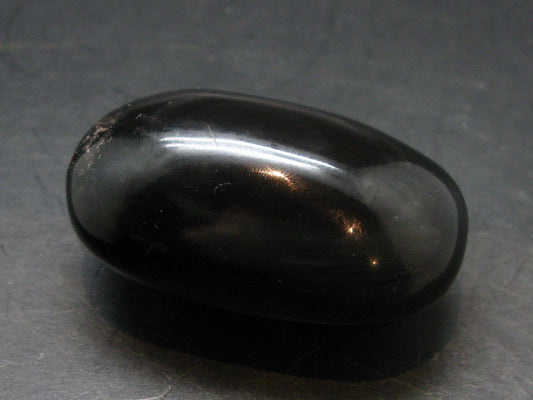 Black Obsidian Polished Stone From Mexico - 2.2"