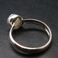 Very Rare White Cryolite 925 Silver Ring from Greenland - Size 7 - 1.90 Grams