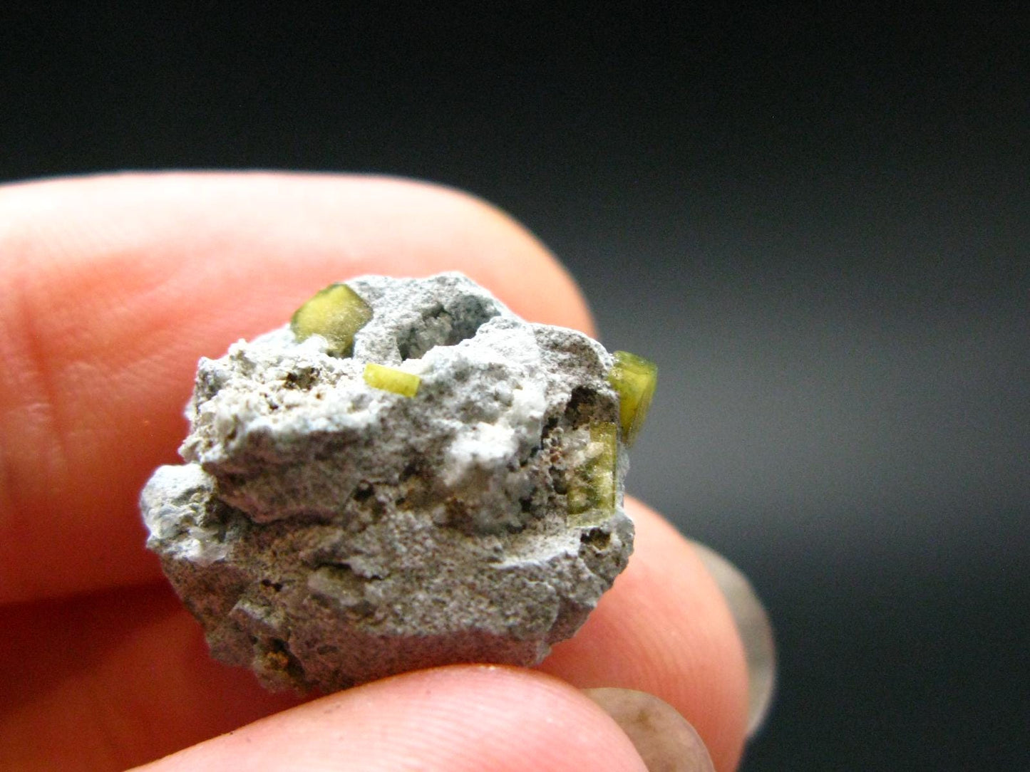 Very Rare Narsarsukite Cluster From Canada - 0.7" - 1.83 Grams