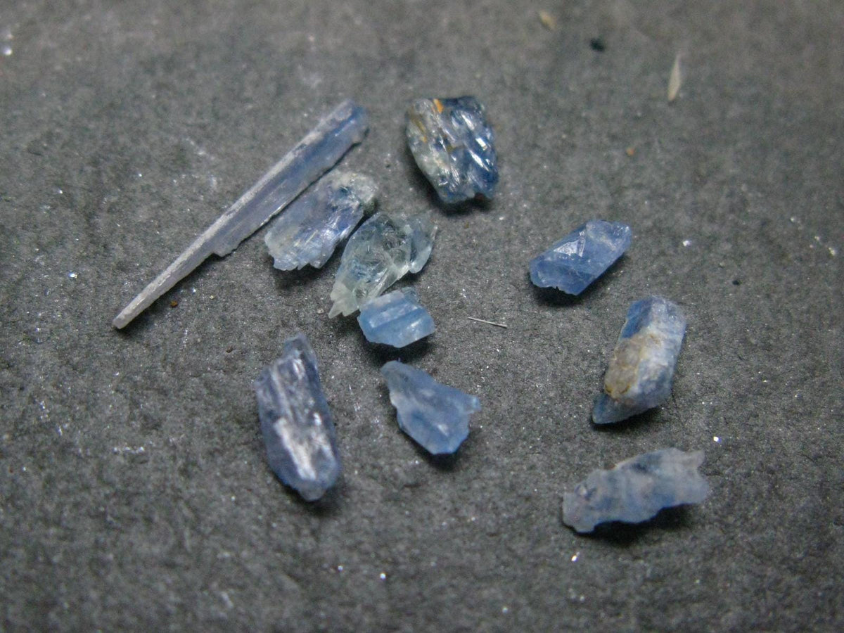 Lot of 10 Rare Gem Jeremejevite Crystals From Namibia - 2.59 Carats