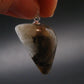 Phenakite Phenacite Tumbled Silver Pendant from Russia - 1.2" - 6.51 Grams