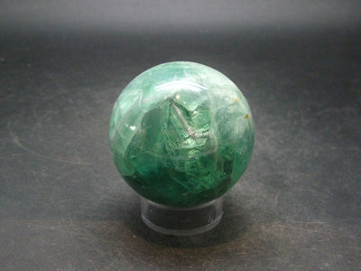 Gem Purple + Green Fluorite Sphere from China - 2.1"
