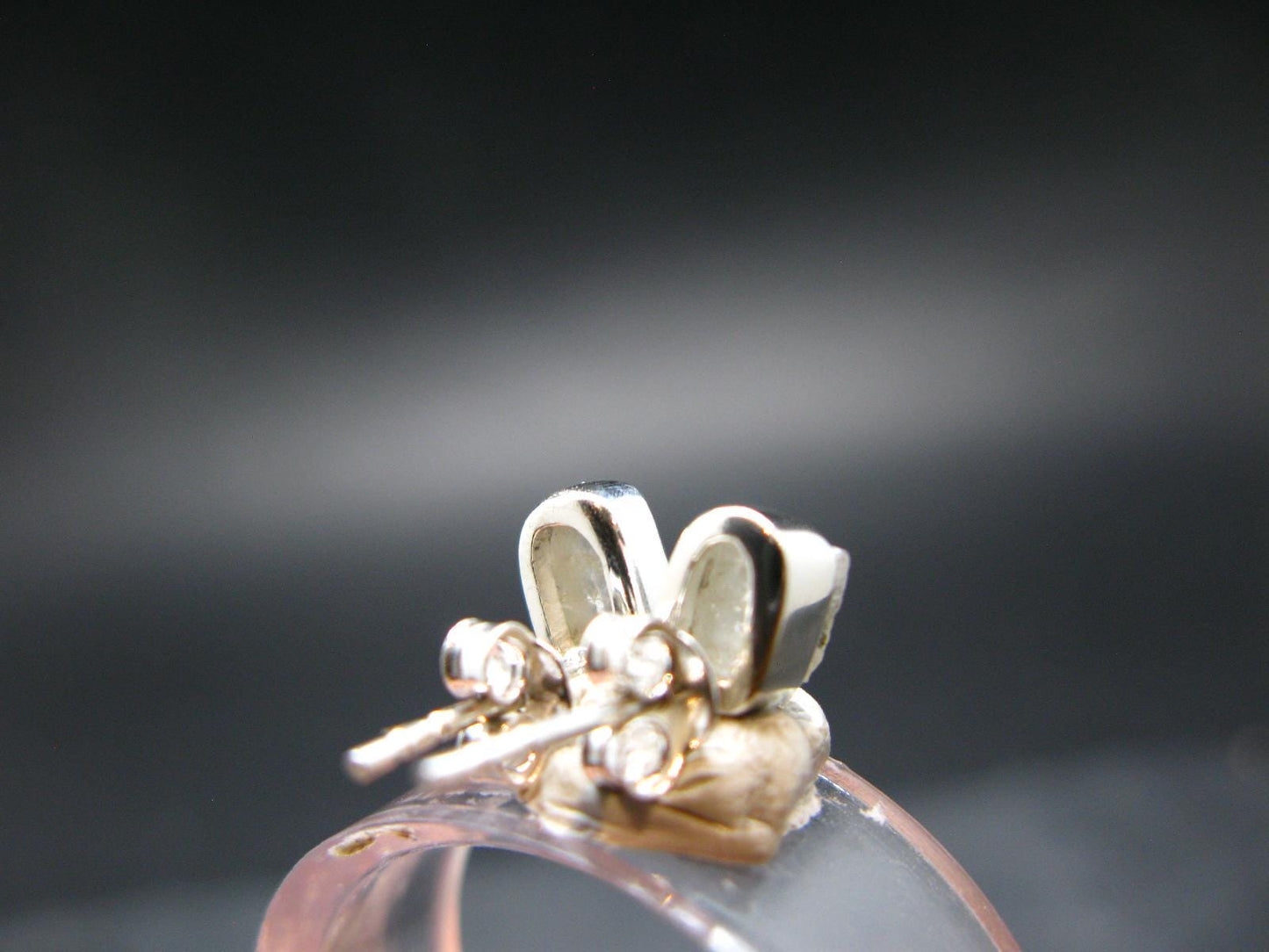 Phenakite Phenacite Stud Earrings Sterling Silver From Russia - 1.27 Grams