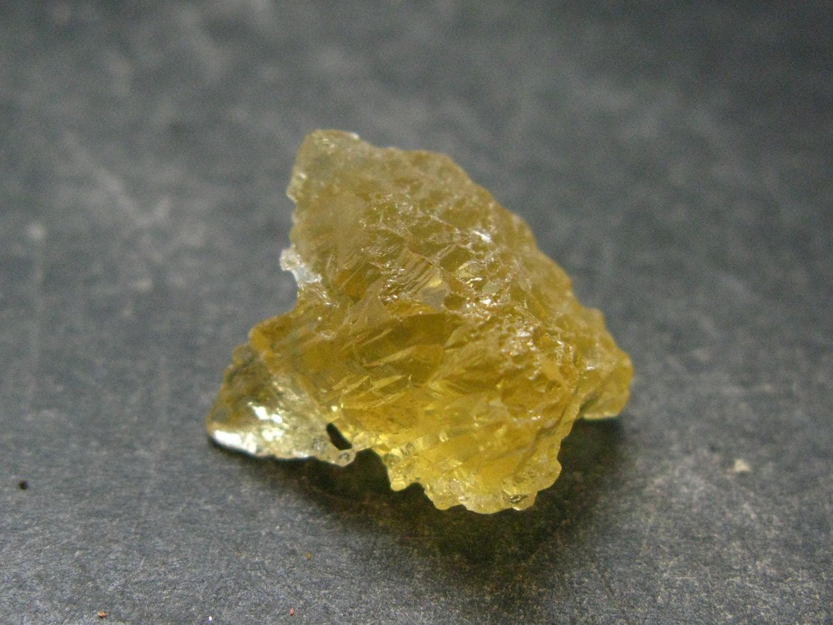 Etched Heliodor (Yellow Beryl) Crystal from Brazil - 30.45 Carats - 0.8"