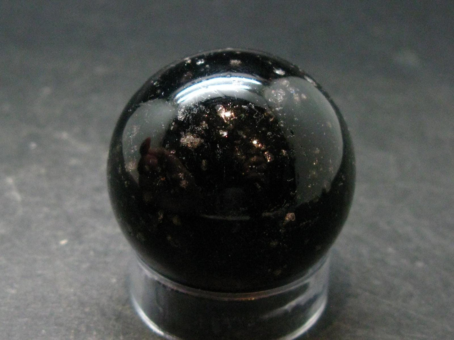 Incredible Cintamani Stone Pearl of Fire Sphere Ball from Indonesia - 1.2" - 63.0 Grams