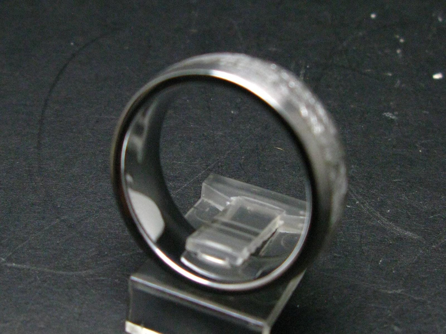 Muonionalusta Meteorite Steel Ring - 13.46 Grams - Size 10