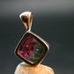 Gem Watermelon Tourmaline Crystal Silver Pendant From Brazil - 0.6" - 1.0 Grams