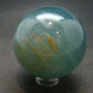 Stunning Lemurian Aquatine Blue Calcite Ball Sphere From Argentina - 1.7" - 125.05 Grams