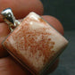 Pink Scolecite Sterling Silver Pendant From India - 1.2"