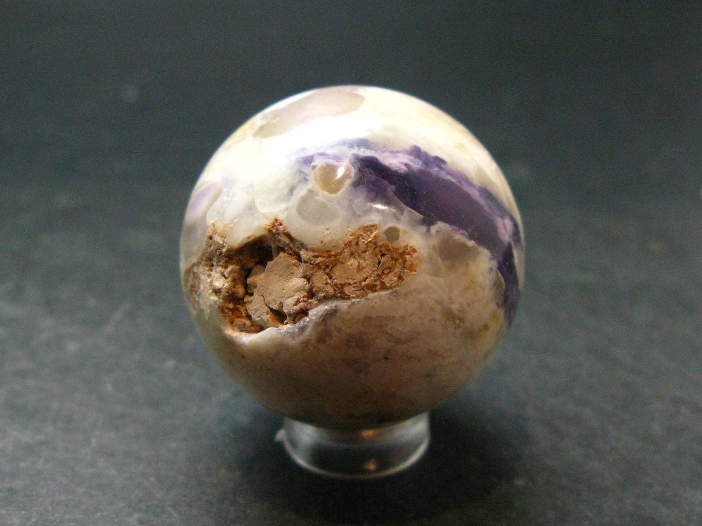Natural Tiffany Stone Violet Opal polished Sphere Ball from USA - 1.3" - 47.61 Grams