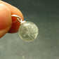 Gem Libyan Desert Glass Tektite Pendant Sterling Silver from Libya - 0.7" - 1.32 Grams