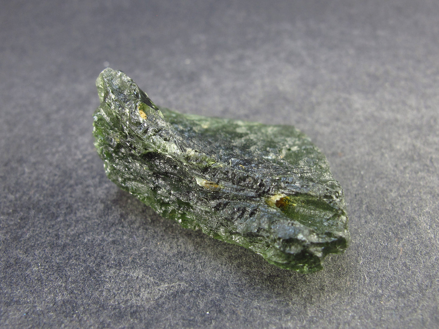 Moldavite Tektite Raw Piece from Czech Republic - 1.6" - 66.9 Carats - 13.3 Grams