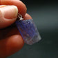 Tanzanite Pendant In Sterling Silver From Tanzania - 1.0" - 3.70 Grams