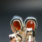 Zincite Zinkite Stud Earrings Sterling Silver From Poland - 1.62 Grams