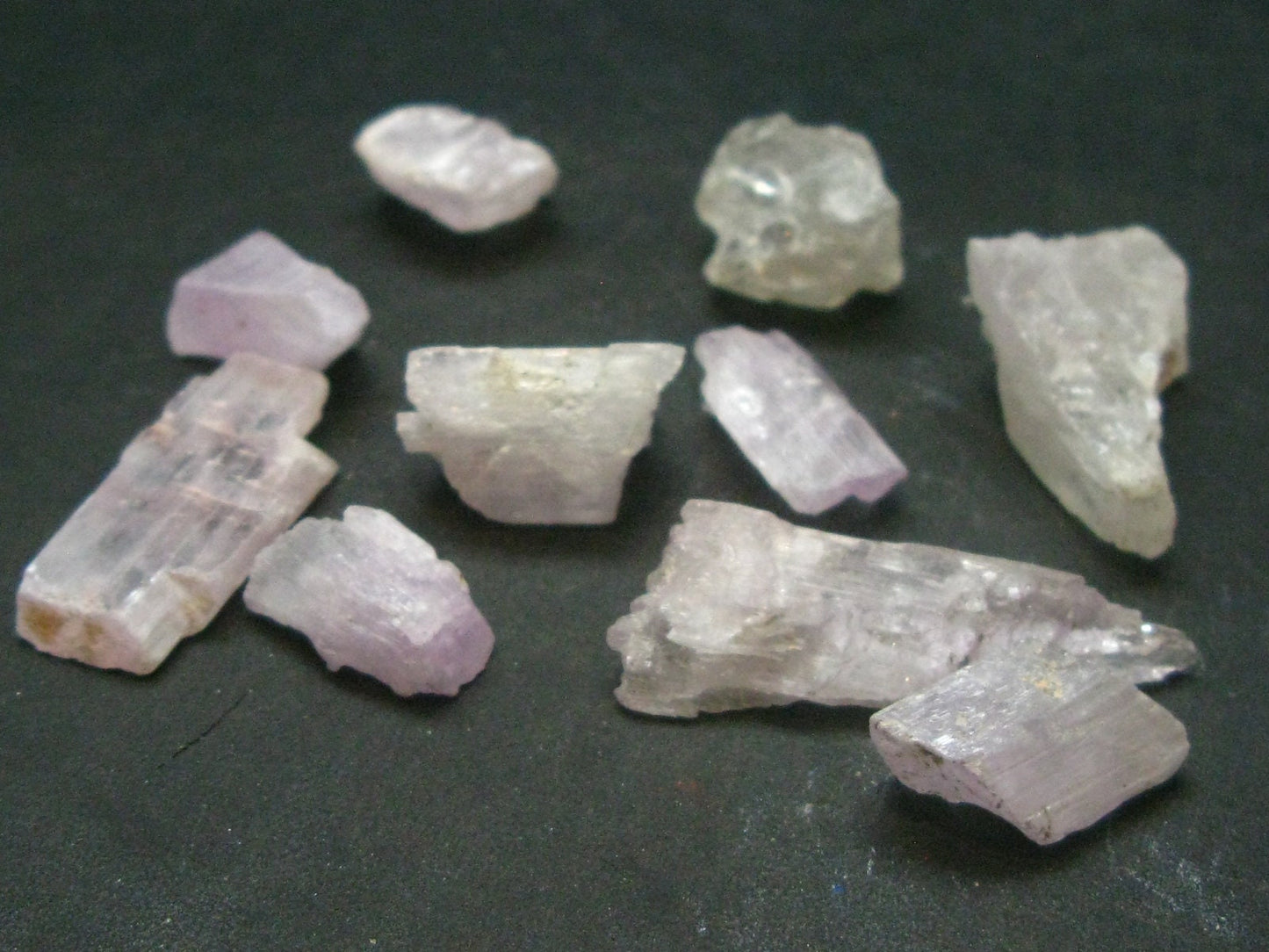 Lot of 10 Gem Kunzite Crystal From Afghanistan - 19.56 Grams