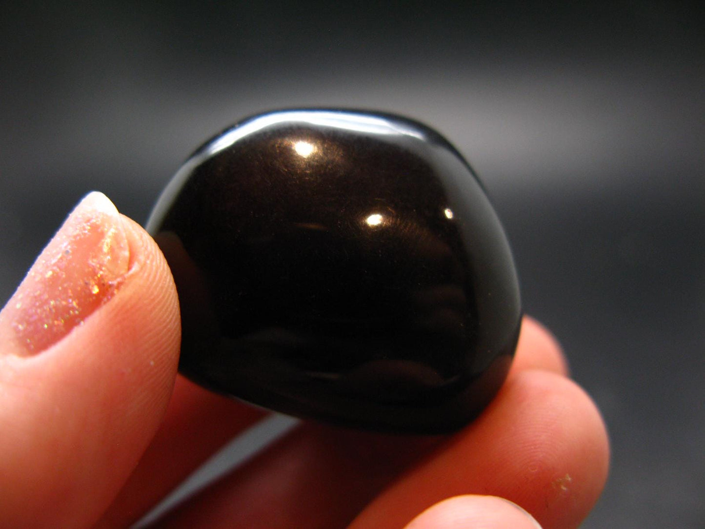 Rare Large Blue Amber Tumbled Piece Fluorescent From Indonesia - 1.2" - 11.20 Grams