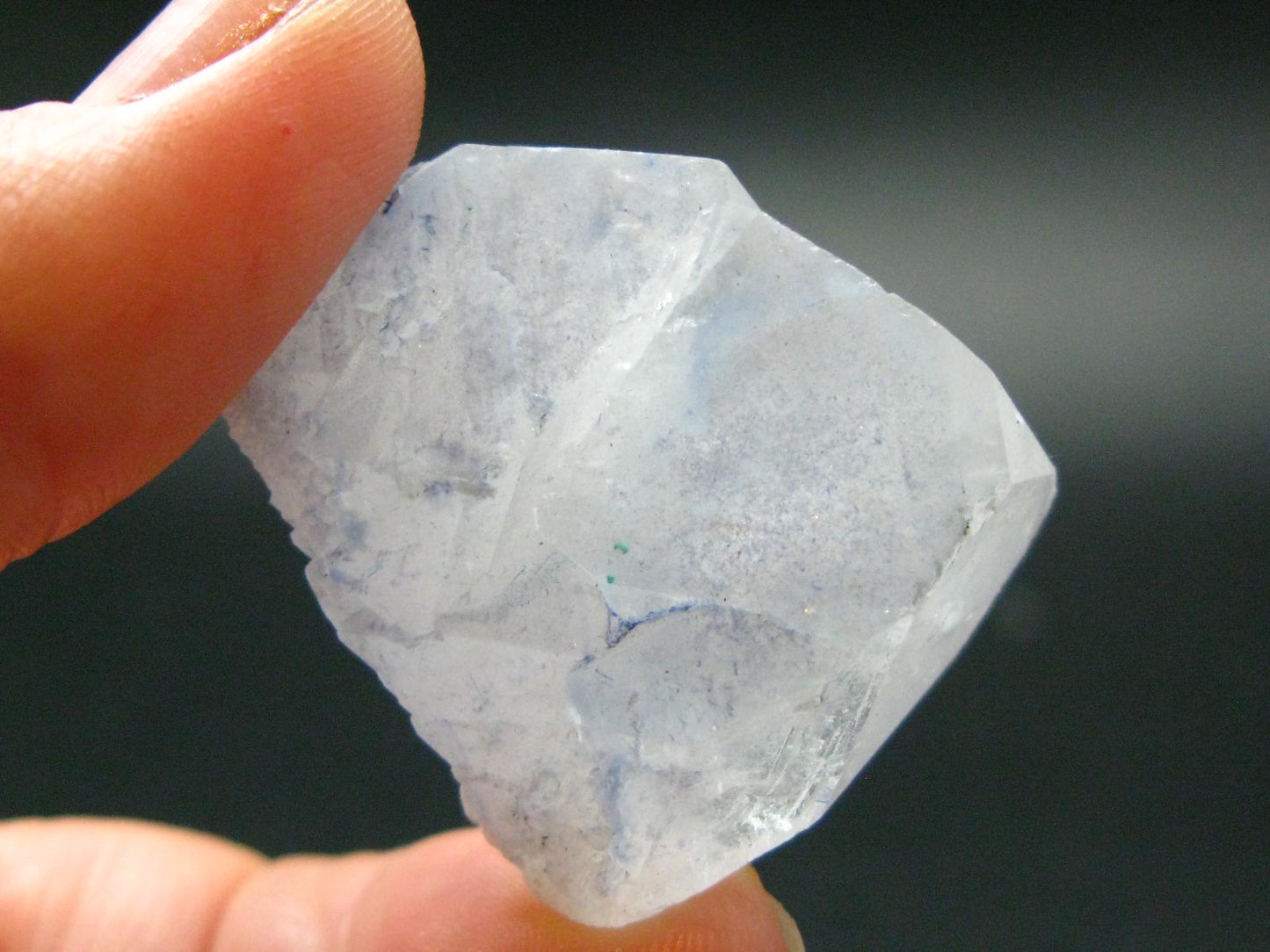 Dumortierite In Quartz Crystal From Brazil - 1.2" - 18.72 Grams