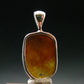 Rare Herderite Crystal Silver Pendant from Brazil - 1.1" - 4.05 Grams
