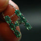 Emerald Silver Pendant W/Chain From Colombia - 2.60 Grams Total