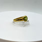 Peridot Ring | Gold Plated Sterling Silver, August Birthstone, Size 8