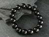 Black Onyx Genuine Bracelet ~ 7 Inches ~ 12mm Round Beads