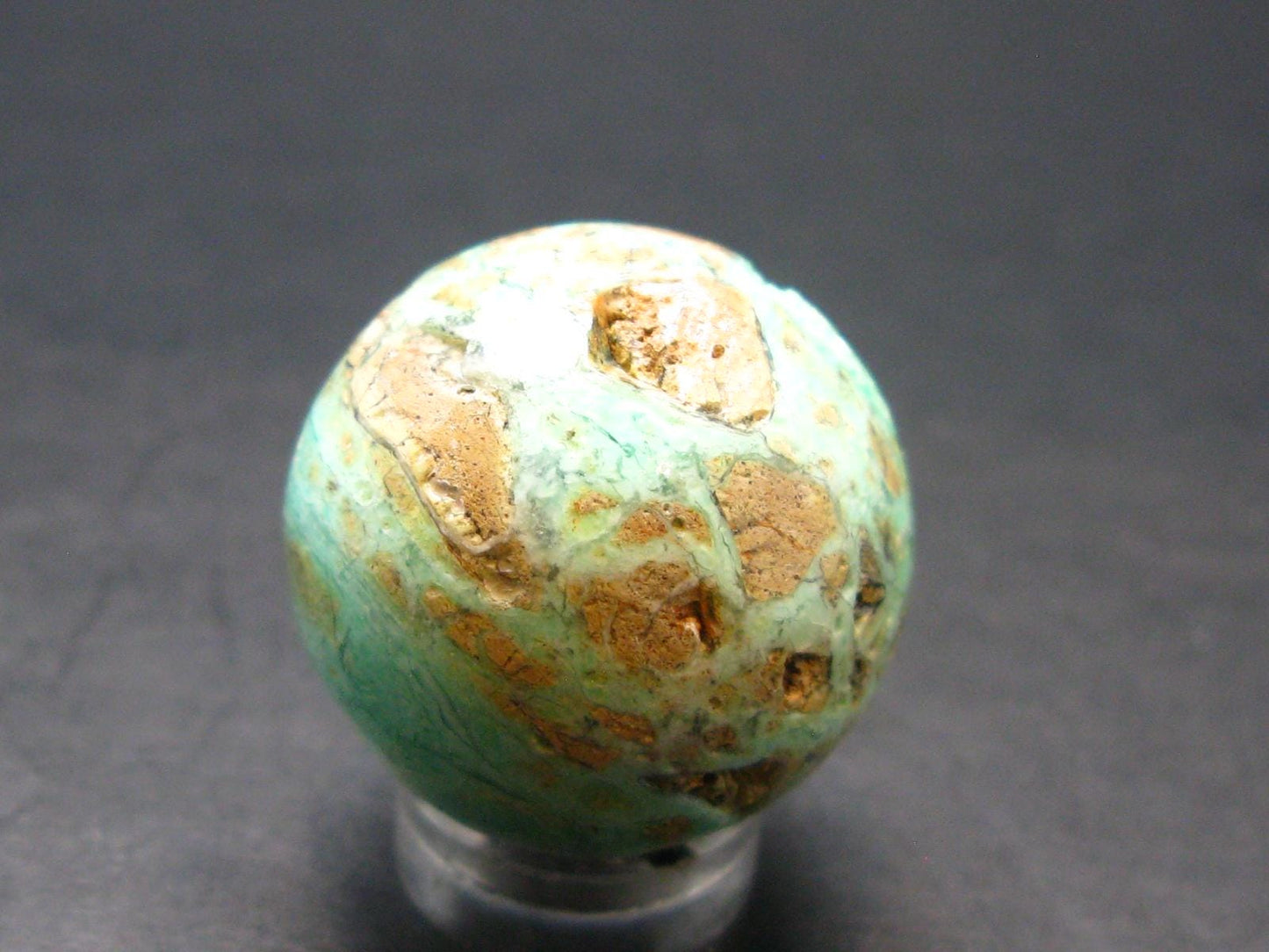 Rare Green Smithsonite Sphere Ball from Namibia - 1.0" - 18.07 Grams