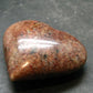 Natural Rosophia Feldspar Heart From Rocky Mountains - 1.4" - 31.45 Grams
