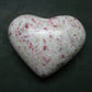 Large Cinnabar in Quartz Heart from Peru - 72.70 Grams - 1.9"
