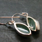 Extremely Rare Grandidierite Silver Earrings From Madagascar - 1.1"