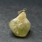 Rare Gemmy Yellowish-Green Brazilianite Terminated Crystal Silver Pendant From Brazil - 0.9" - 2.81 Grams