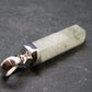 Gem Libyan Desert Glass Tektite Pendant Sterling Silver from Libya - 1.4" - 2.81 Grams