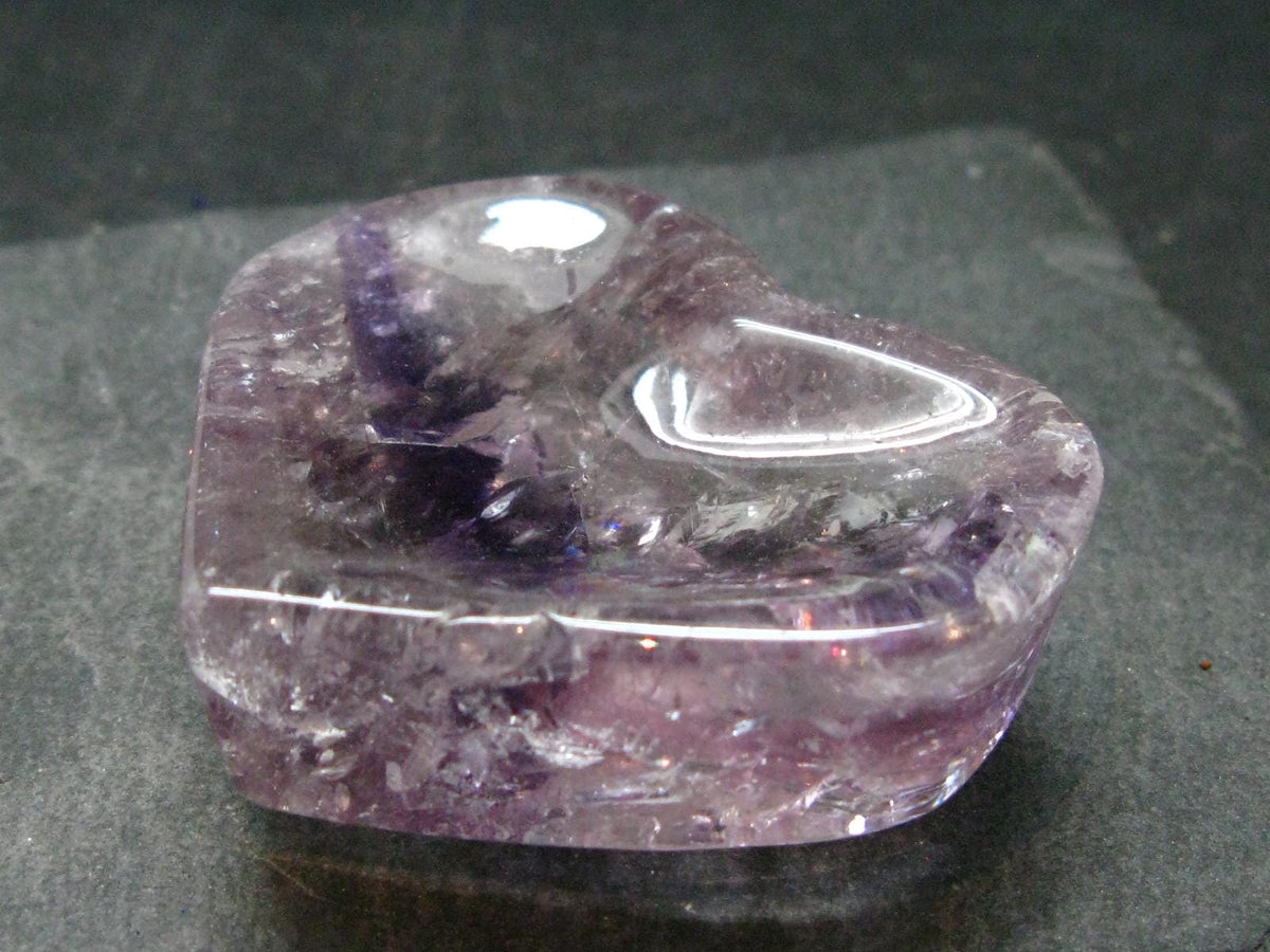 Amazing Natural Amethyst Heart from Brazil - 1.8" - 68.73 Grams
