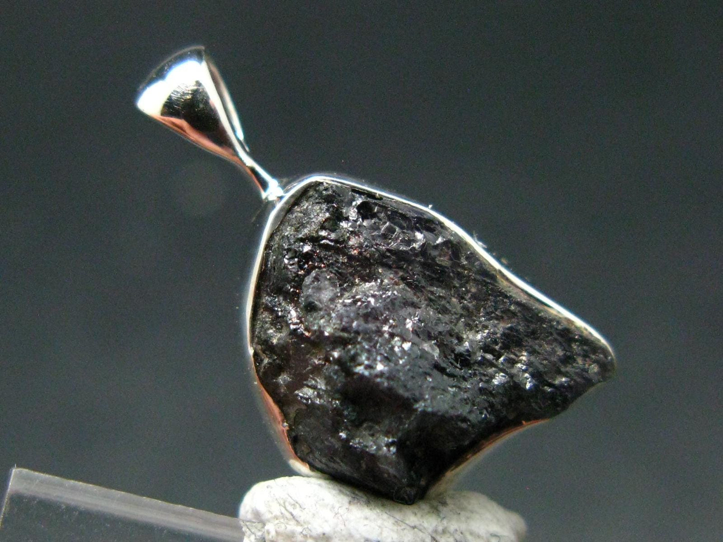 Alexandrite Chrysoberyl Crystal Silver Pendant From Zimbabwe - 0.8" - 1.79 Grams