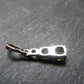Moldavite Tektite Silver Pendant from Czech Republic - 0.8" - 0.92 Grams