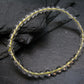 Libyan Tektite Glass Genuine Bracelet ~ 7 Inches ~ 4mm Round Beads