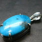Turquoise Silver Pendant - 1.3" - 5.93 Grams