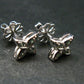 Alexandrite Gem Silver Stud Earrings From Russia - 2.33 Grams