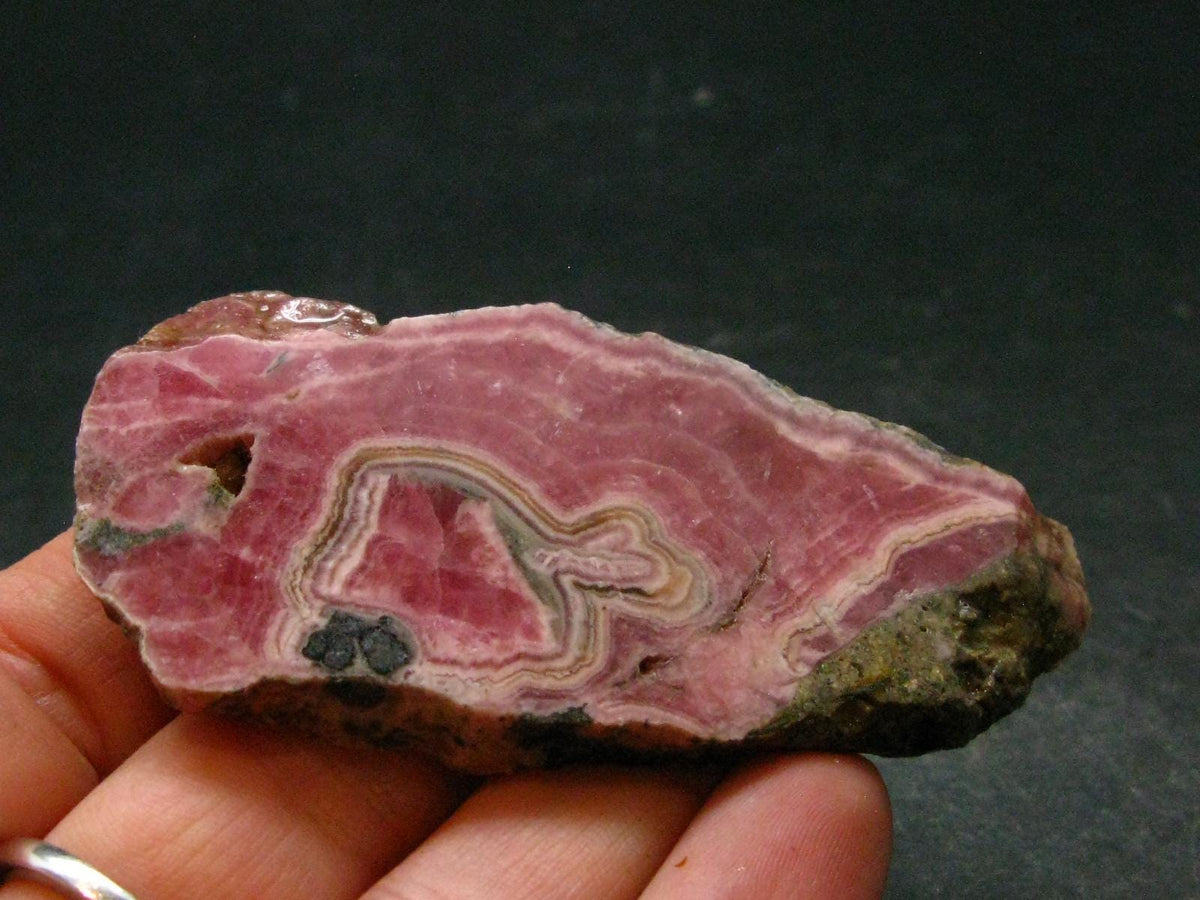 Rhodochrosite Large Slab From Argentina - 2.6" - 34.31 Grams