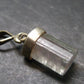 Rare Gem Watermelon Gem Tourmaline Crystal Silver Pendant From Brazil - 1.0"