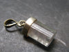 Rare Gem Watermelon Gem Tourmaline Crystal Silver Pendant From Brazil - 1.0"