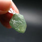 Extremely Rare Raw Gem Green Kornerupine Silver Pendant Crystal From Tanzania - 2.60 Grams - 1.0"