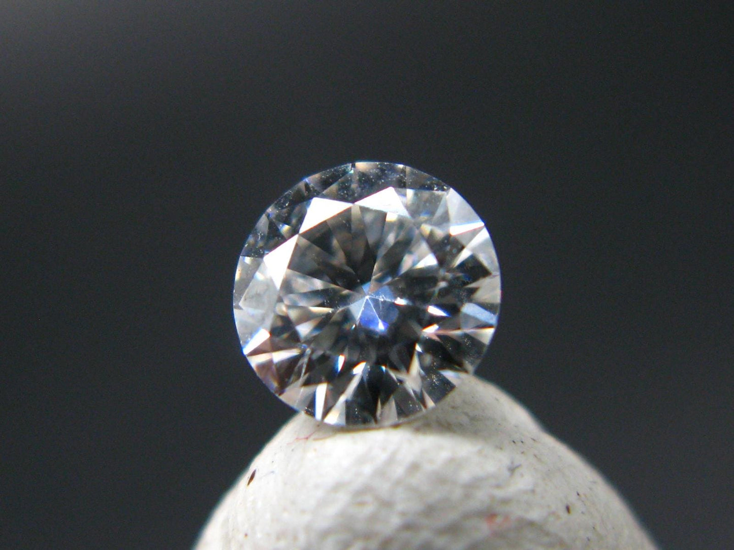 Gem Moissanite Facetted Cut Stone - 0.43 Carats