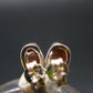 Zincite Zinkite Stud Earrings Sterling Silver From Poland - 1.53 Grams