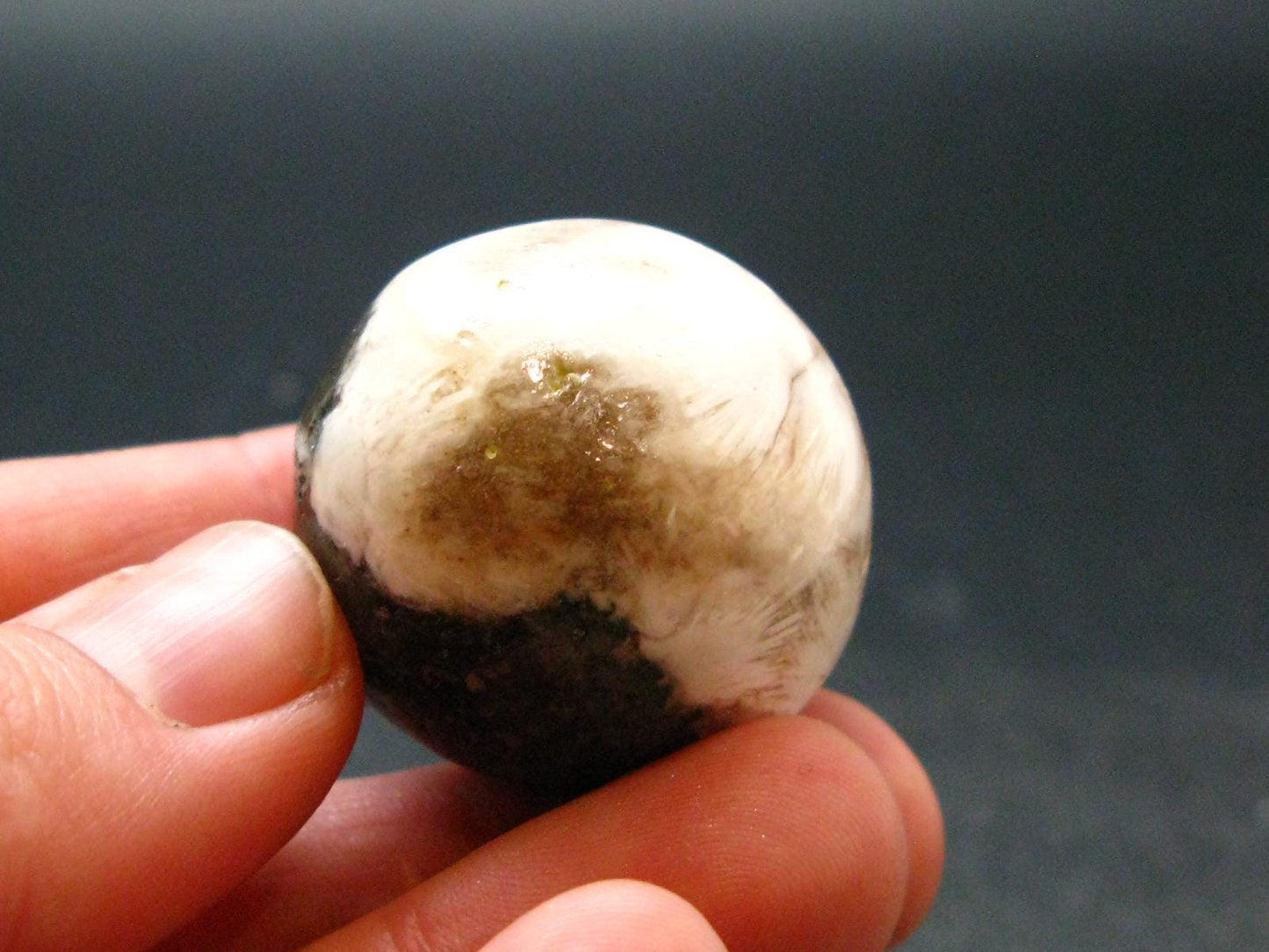Natrolite Sphere Ball From Indonesia - 1.1" - 23.41 Grams