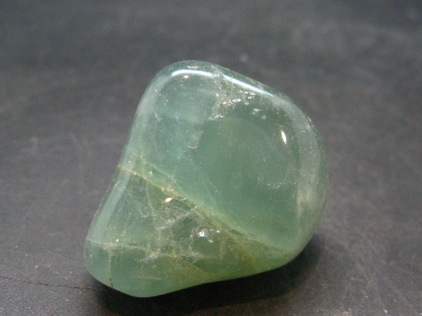 Genuine Blue Aquamarine Tumbled Stone From Brazil - 1.3" - 27.62 Grams