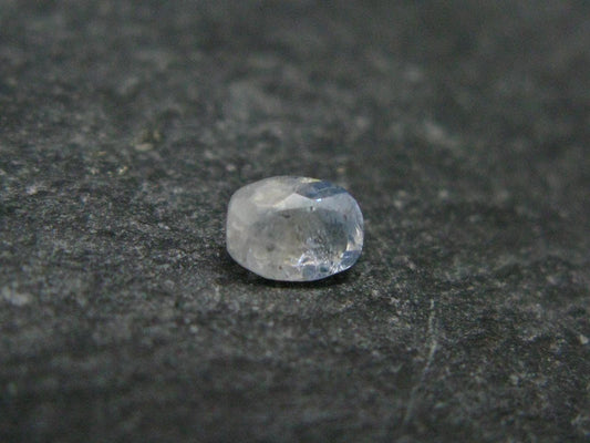 Gem Benitoite Cut Stone From California - 0.38 Carats - 4.5x3.5mm