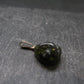 Gem Moldavite Tektite SS Pendant From Czech Republic - 0.8" - 1.5 Grams