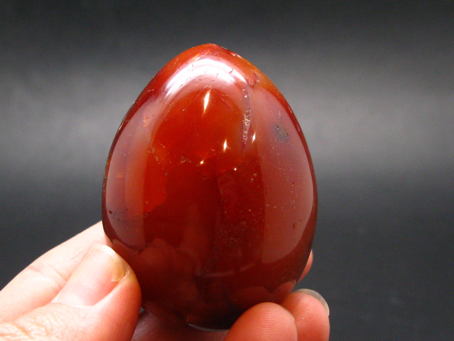 Carnelian Agate Egg From Madagascar - 2.0"